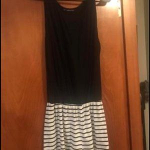Black and white romper